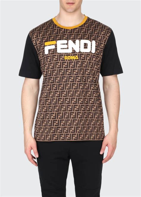 mens fendi tshirt|Fendi graphic tees.